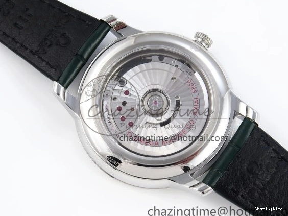 0215 Tailored De Ville Date SS MKF 1:1 Best Edition Dark Gray Dial Roman Marker on Black Leather Strap A 7740